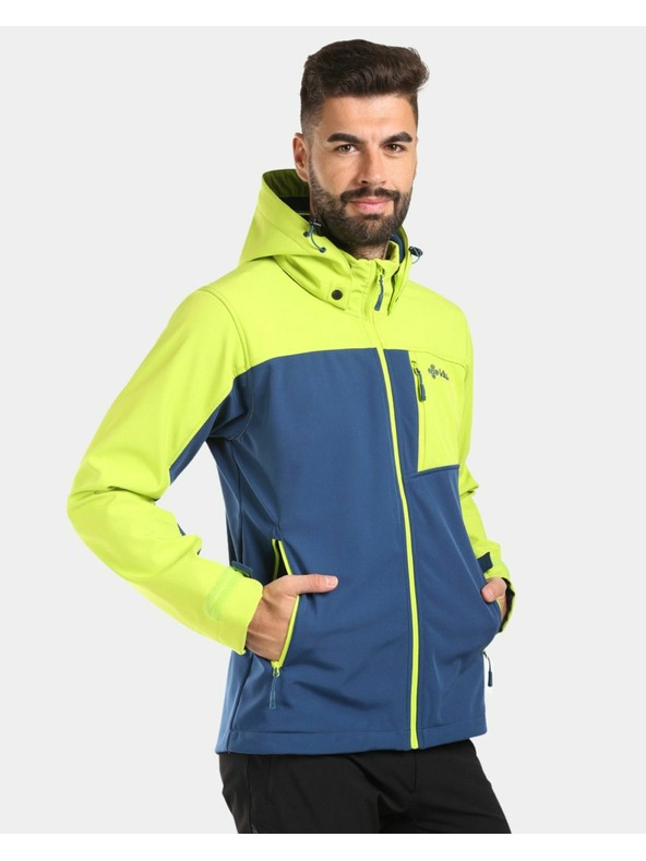 Kilpi Pánská softshellová bunda Kilpi RAVIO-M Světle zelená