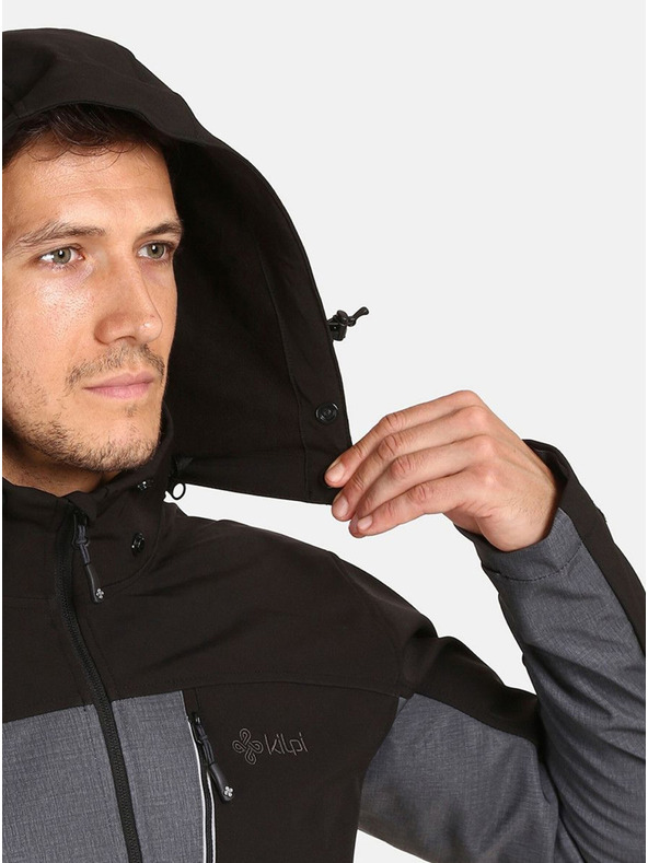 Kilpi Tmavě šedá pánská softshellová bunda Kilpi RAVIO-M