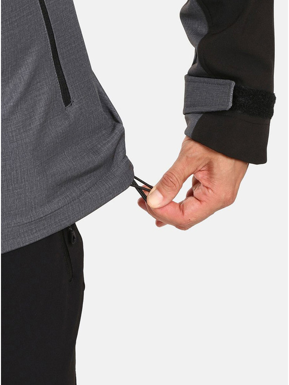 Kilpi Tmavě šedá pánská softshellová bunda Kilpi RAVIO-M