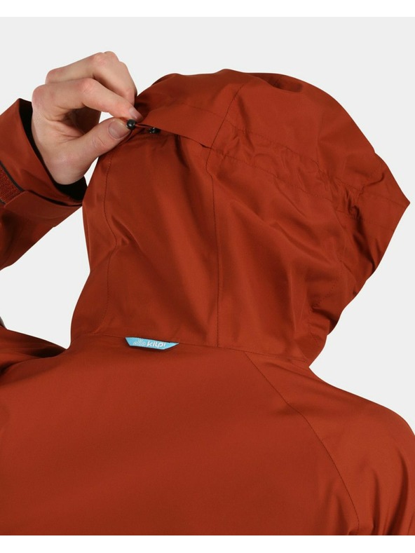 Kilpi Pánská hardshellová nepromokavá bunda Kilpi MAMBA-M Hnědá