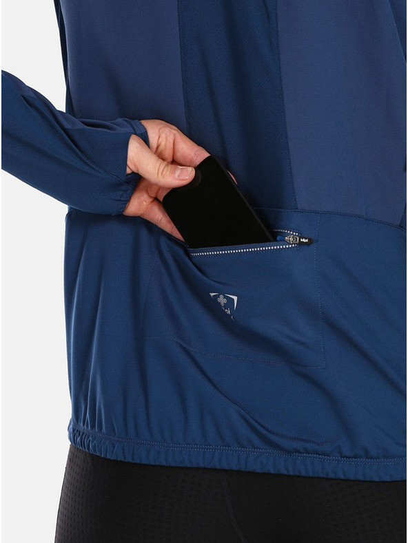 Kilpi Tmavě modrá pánská běžecká bunda KILPI NORDIM-M