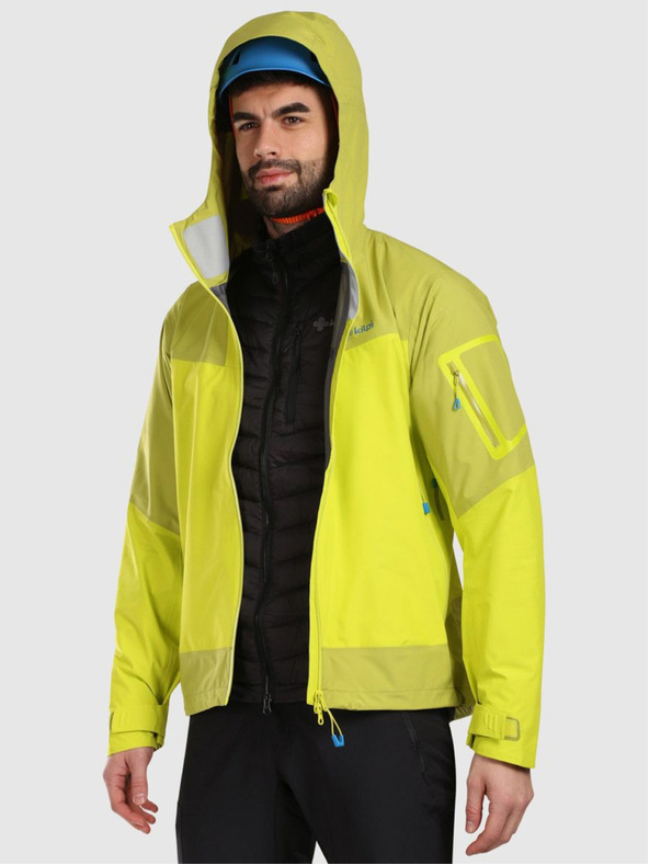 Kilpi Pánská hardshellová nepromokavá bunda Kilpi MAMBA-M Světle zelená