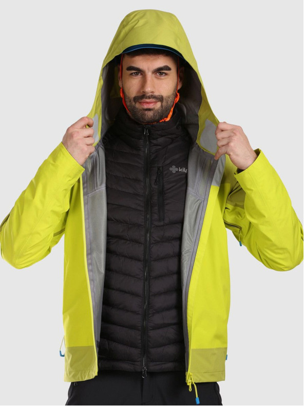 Kilpi Pánská hardshellová nepromokavá bunda Kilpi MAMBA-M Světle zelená