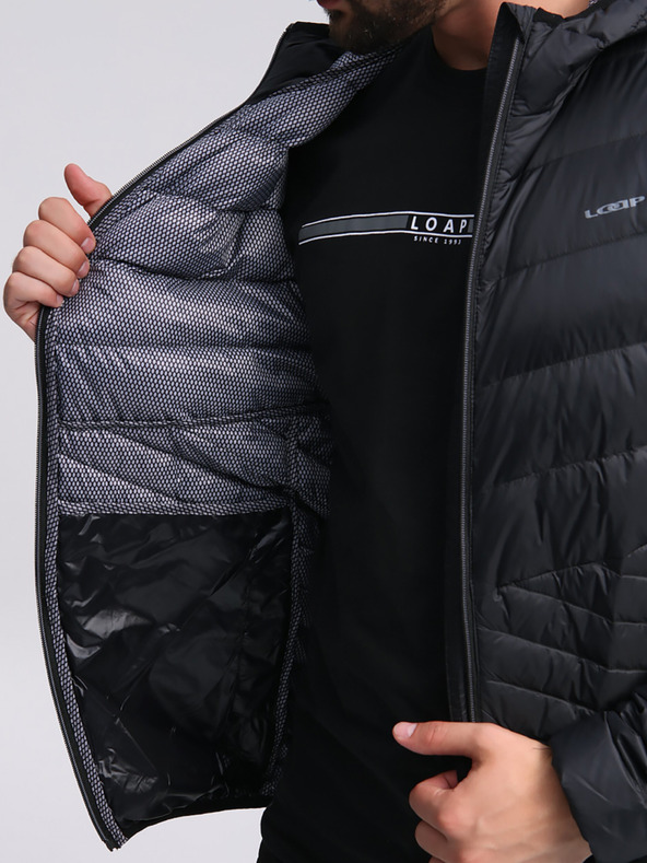 Loap Černá pánská péřová bunda LOAP IPALO
