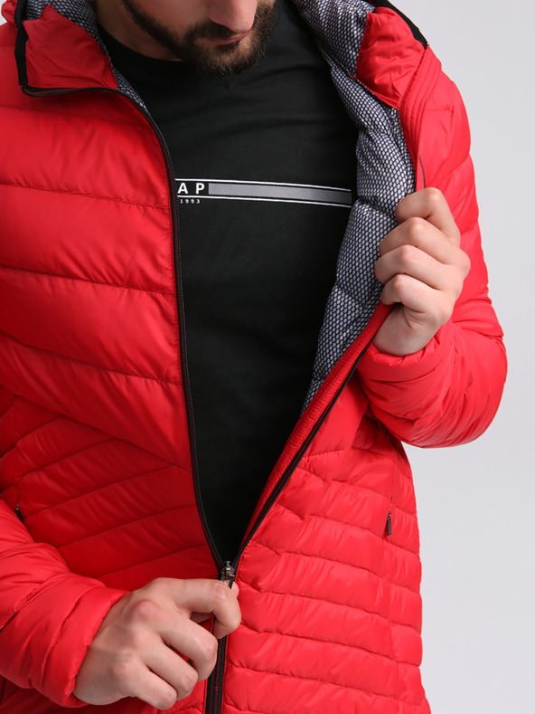 Loap Červená pánská péřová bunda LOAP IPALO