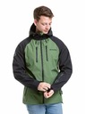 Meatfly Meatfly pánská softshell bunda Rasmussen Forest Green/Black | Černá | Velikost