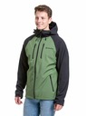 Meatfly Meatfly pánská softshell bunda Rasmussen Forest Green/Black | Černá | Velikost