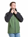 Meatfly Meatfly pánská softshell bunda Rasmussen Forest Green/Black | Černá | Velikost