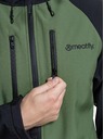 Meatfly Meatfly pánská softshell bunda Rasmussen Forest Green/Black | Černá | Velikost