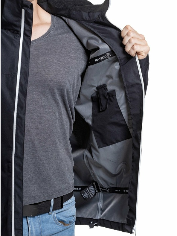 Meatfly Meatfly pánská hardshell bunda Bryce Black Ripstop | Černá | Velikost