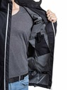 Meatfly Meatfly pánská hardshell bunda Bryce Black Ripstop | Černá | Velikost