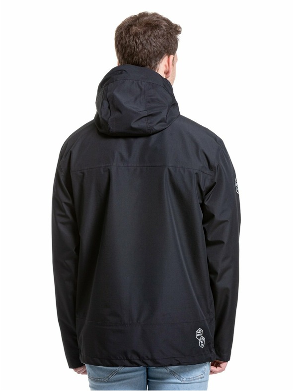 Meatfly Meatfly pánská hardshell bunda Bryce Black Ripstop | Černá | Velikost
