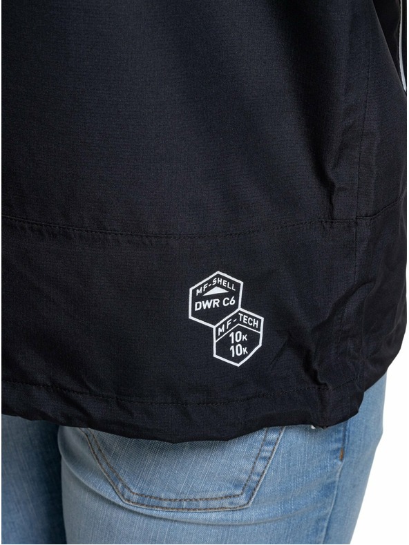 Meatfly Meatfly pánská hardshell bunda Bryce Black Ripstop | Černá | Velikost