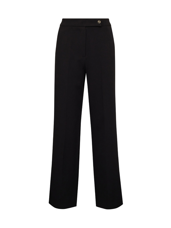 Orsay Černé dámské široké kalhoty ORSAY