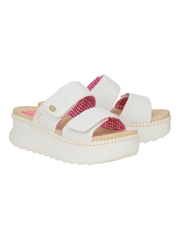 Hey Dude Dámské krémové pantofle Hey Dude