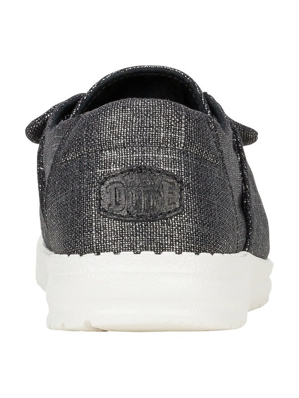 Hey Dude Dámské černé slip on tenisky Hey Dude