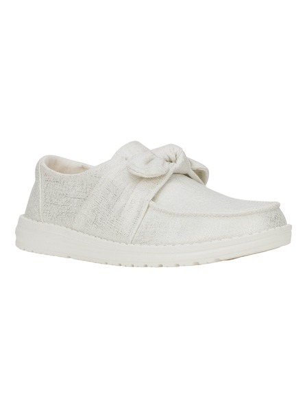 Hey Dude Dámské stříbrné slip on tenisky Hey Dude