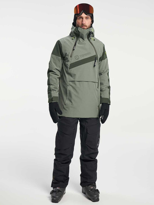 Tenson pánská lyžařská bunda TENSON Aerismo JackoRak M šedozelená