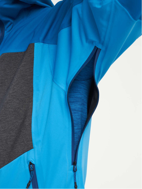 Tenson pánská skialpová softshellová bunda TENSON Touring Softshell M tyrkysová