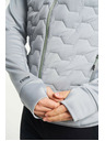 Tenson pánská hybridní bunda TENSON TXlite Hybrid Zip M světle šedá