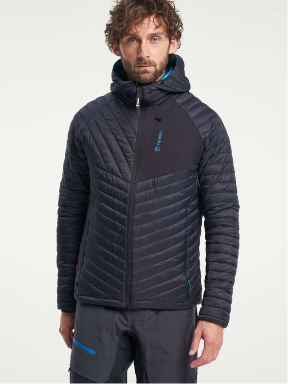 Tenson pánská skialpová zateplená bunda TENSON Touring Puffer Jacket M tmavě šedá