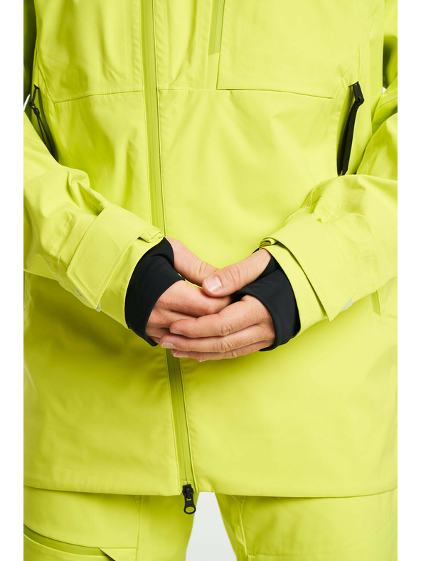 Tenson pánská lyžařská a skialpová membránová bunda TENSON Shibui Shell Jacket M světle žlutá