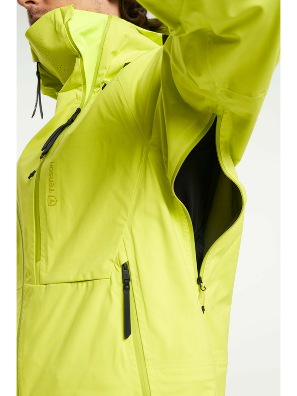 Tenson pánská lyžařská a skialpová membránová bunda TENSON Shibui Shell Jacket M světle žlutá