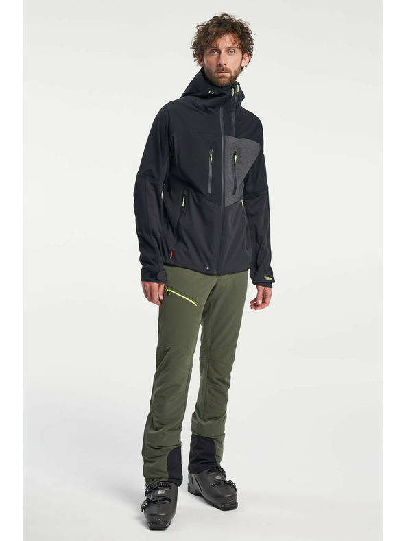 Tenson pánská skialpová softshellová bunda TENSON Touring Softshell M tmavě šedá