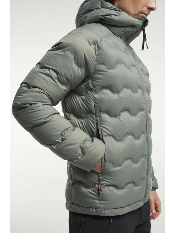 Tenson pánská péřová bunda TENSON Shibui Puffer Jacket M šedozelená