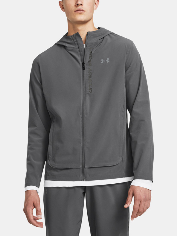 Under Armour Pánská bunda Under Armour UA OUTRUN THE STORM JACKET-GRY