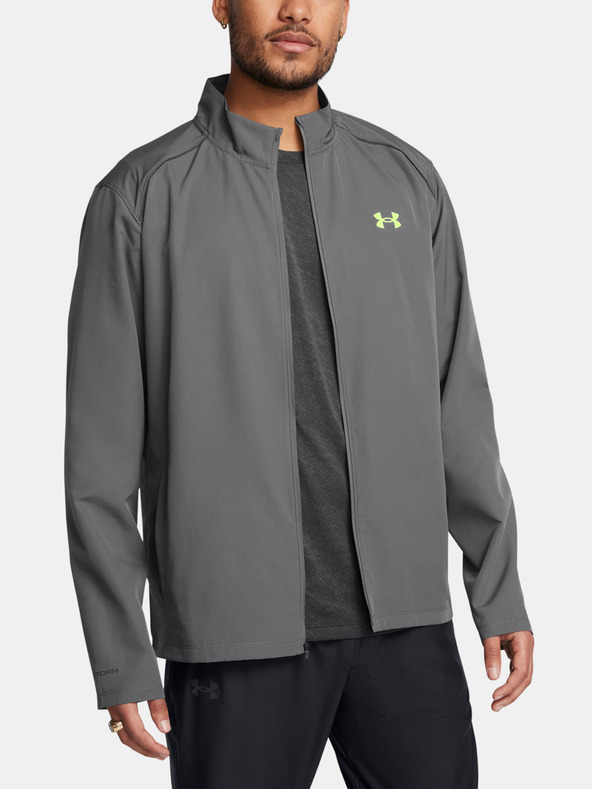 Under Armour Pánská bunda Under Armour UA Launch Jacket-GRY