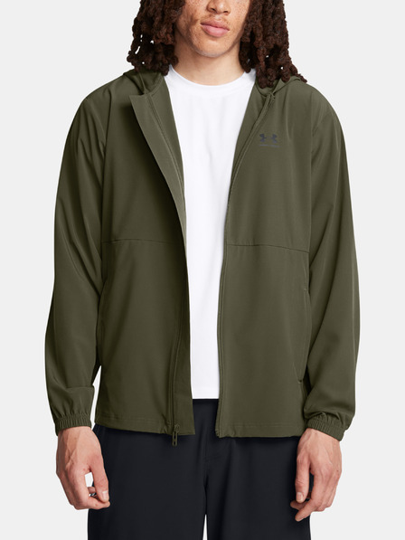 Under Armour Pánská bunda Under Armour UA Vibe Woven Windbreaker-GRN