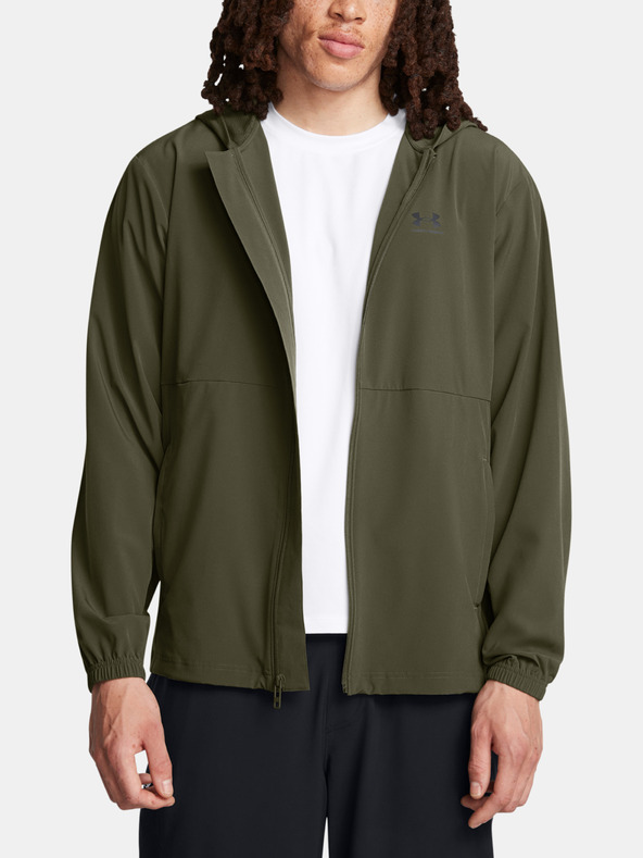 Under Armour Pánská bunda Under Armour UA Vibe Woven Windbreaker-GRN