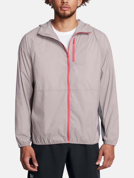 Under Armour Pánská bunda Under Armour LAUNCH LIGHTWEIGHT JKT-GRY
