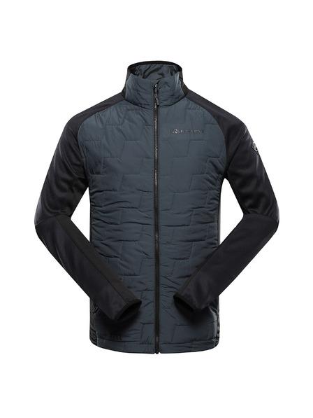 ALPINE PRO Pánská mikina z merino výplní ALPINE PRO JORW dark slate