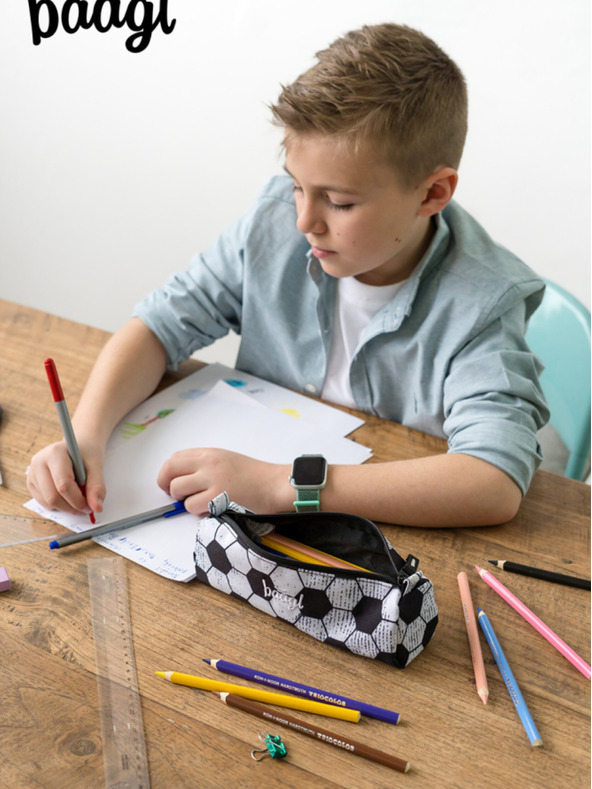 BAAGL  Černé studentské pouzdro Baagl Goal