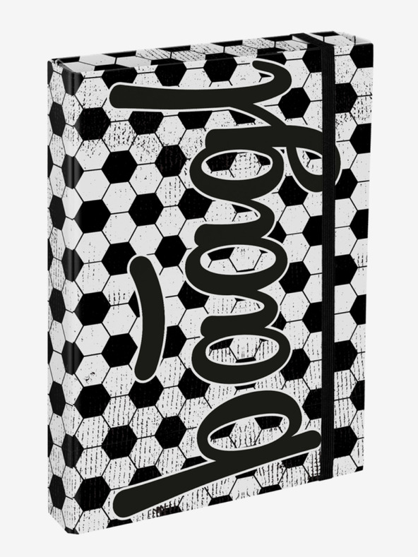 BAAGL  Černé desky na školní sešity A4 Baagl Jumbo Goal