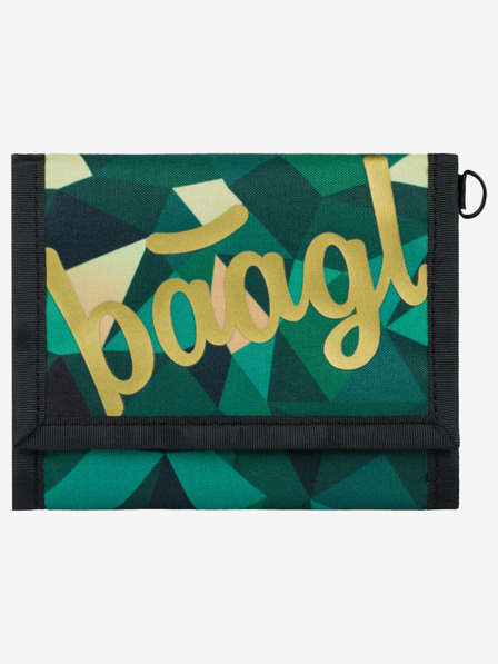 BAAGL  Zelená peněženka Baagl Polygon