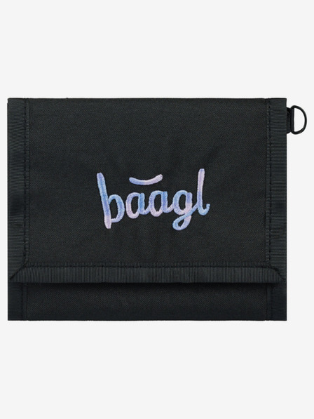 BAAGL  Černá peněženka Baagl Metallic Holo