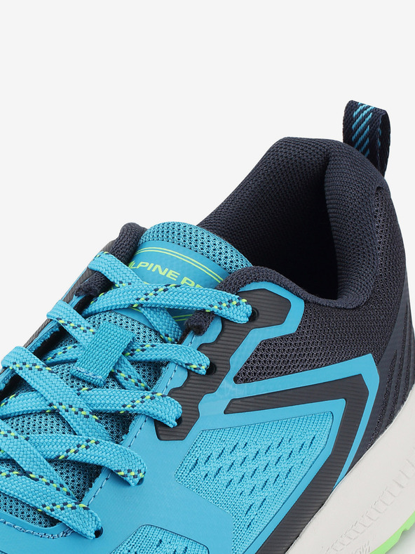 ALPINE PRO Sportovní běžecká obuv s antibakteriální stélkou ALPINE PRO NAREME neon atomic blue