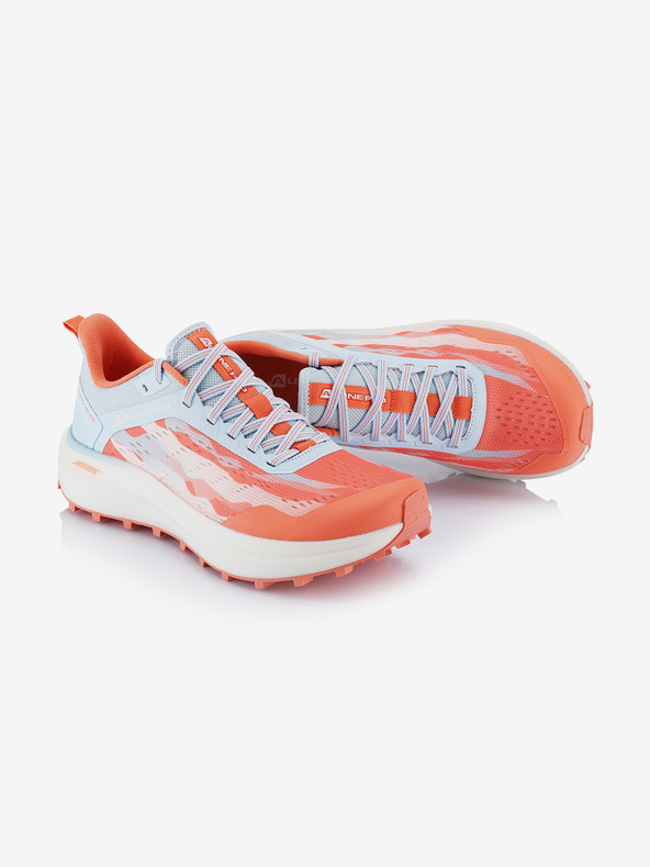 ALPINE PRO Běžecká obuv s antibakteriální stélkou ALPINE PRO GESE neon salmon