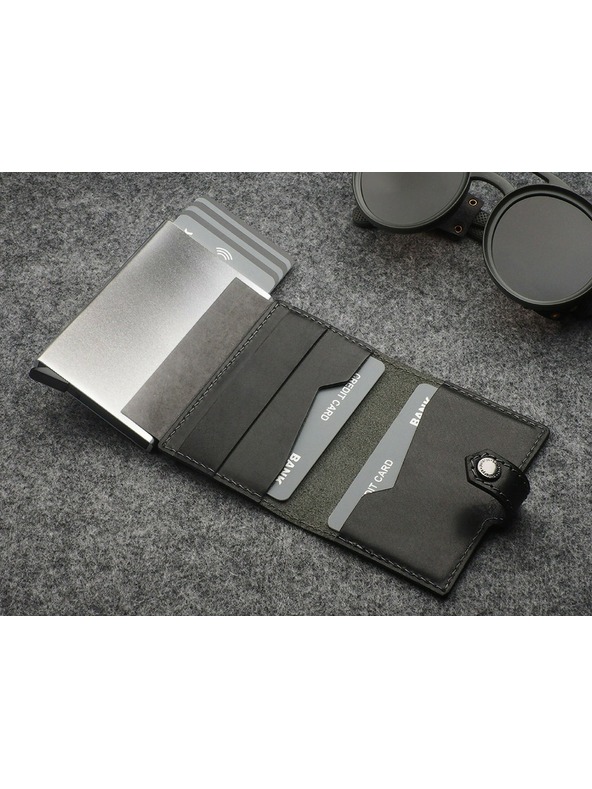 Pularys Pularys pánská kožená peněženka Easy černá 210314101