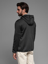 Ombre Clothing Pánská lehká barevná sportovní bunda s fleecem Ombre Clothing