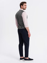 Ombre Clothing Přiléhavá elegantní pánská strukturovaná pletená vesta Ombre Clothing
