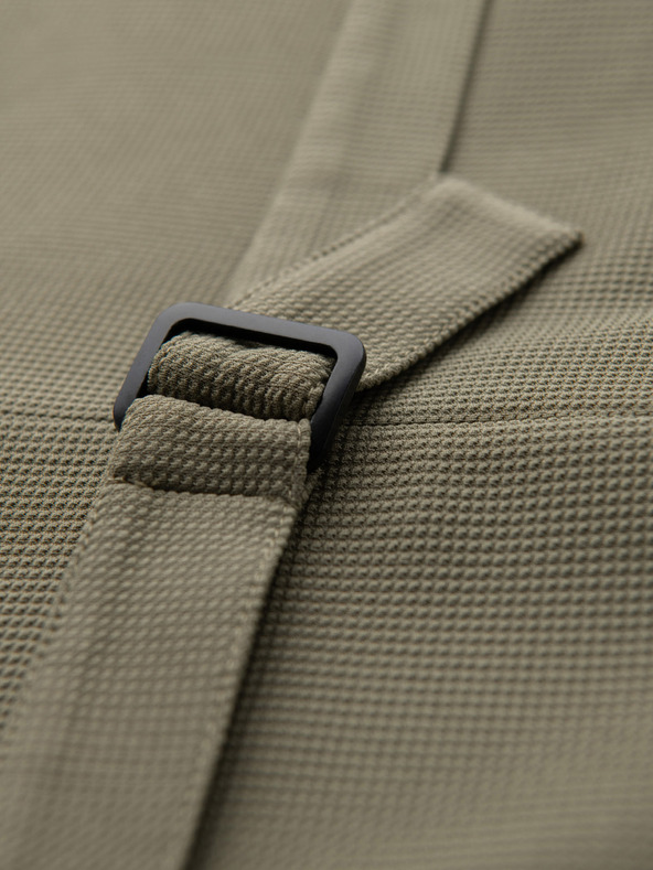 Ombre Clothing Pánská strukturovaná pletená vesta na míru s klopami Ombre Clothing