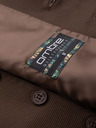 Ombre Clothing Pánská strukturovaná pletená vesta na míru s klopami Ombre Clothing