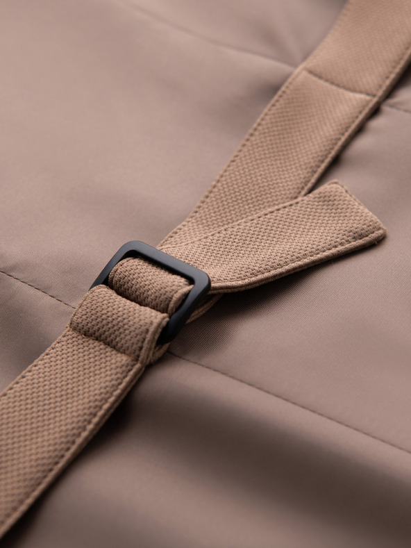 Ombre Clothing Přiléhavá elegantní pánská vesta s elastanem a klopami Ombre Clothing