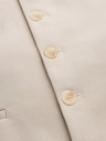 Ombre Clothing Přiléhavá elegantní pánská vesta s elastanem a klopami Ombre Clothing