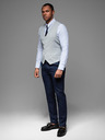 Ombre Clothing Pánská strukturovaná vesta na míru s kapsami Ombre Clothing