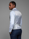 Ombre Clothing Pánská strukturovaná vesta na míru s kapsami Ombre Clothing
